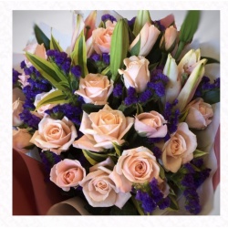 Roses and Liliums Bouquet
